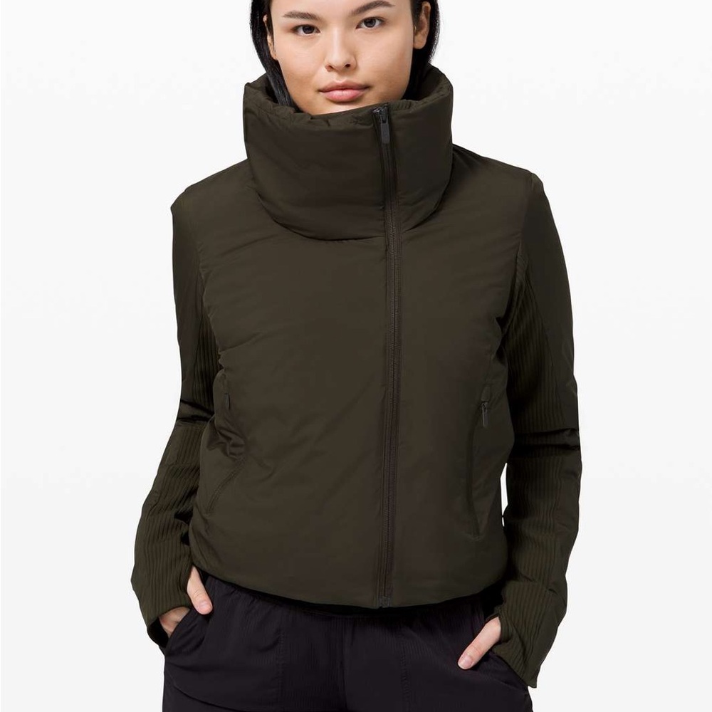 Lululemon Sleek City Jacket Dark Olive